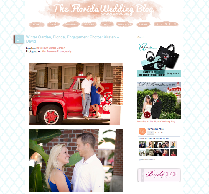 The Florida Wedding Blog Evans